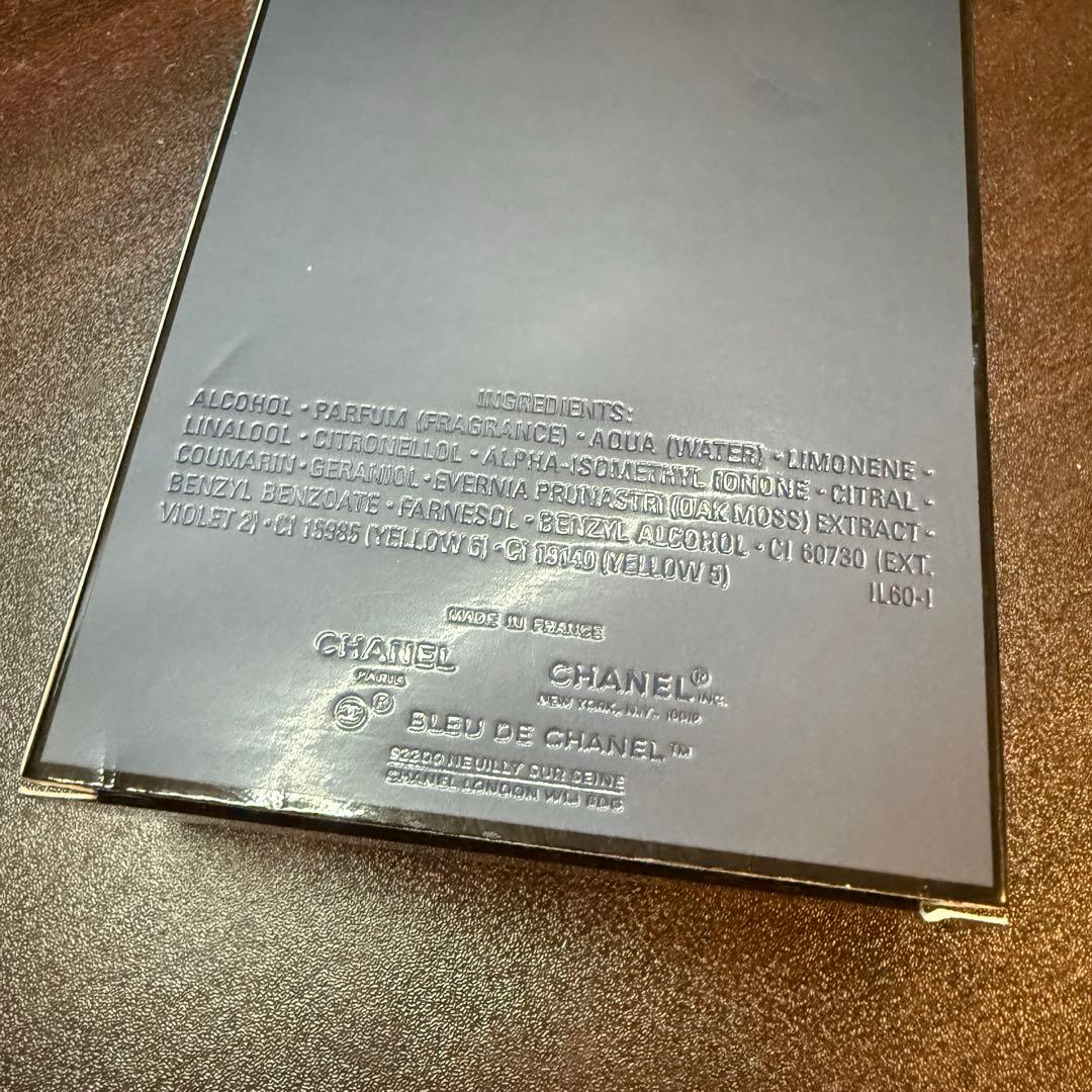 香水(男性用) BLEU DE CHANEL 100ml Eau de Parfum