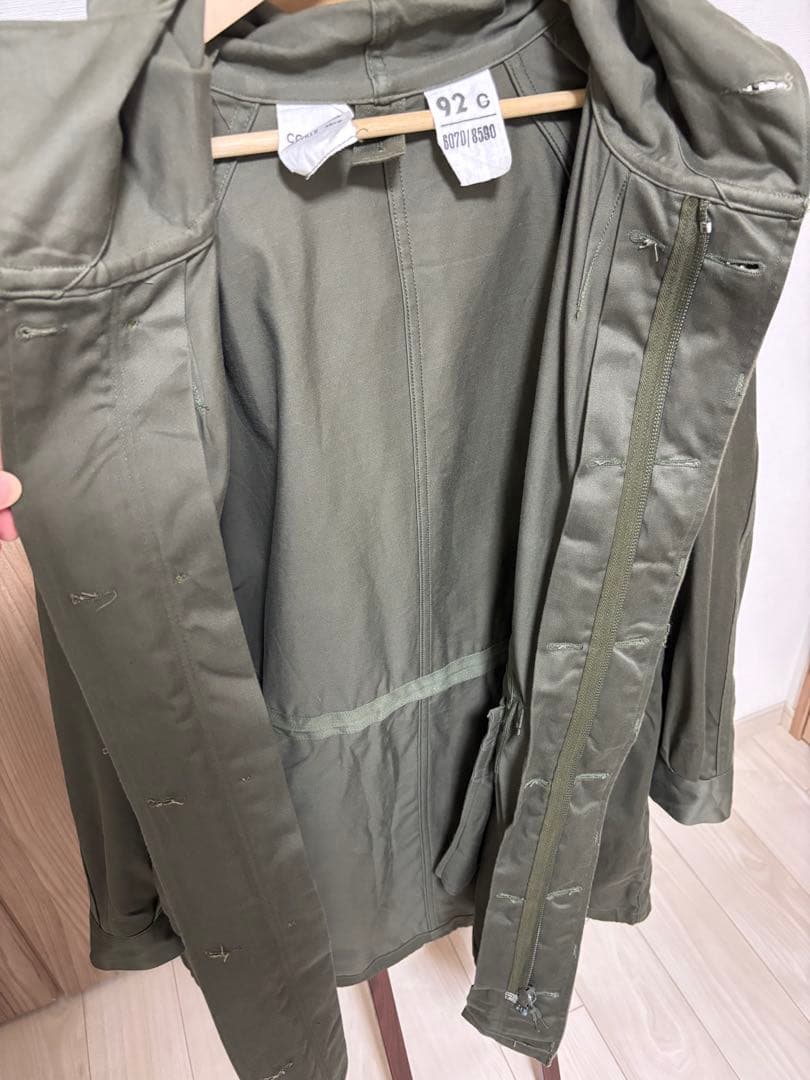 フランス軍 M64 パーカー 92C 1979年 デッドストック 1度洗い 美品
