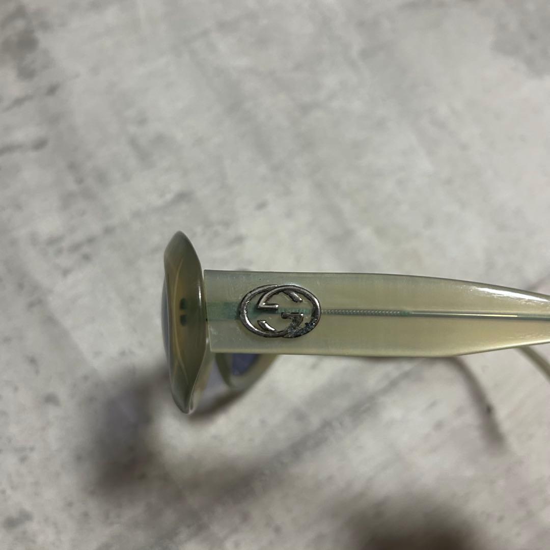 小物 00s archive GUCCI clear cat eyewear