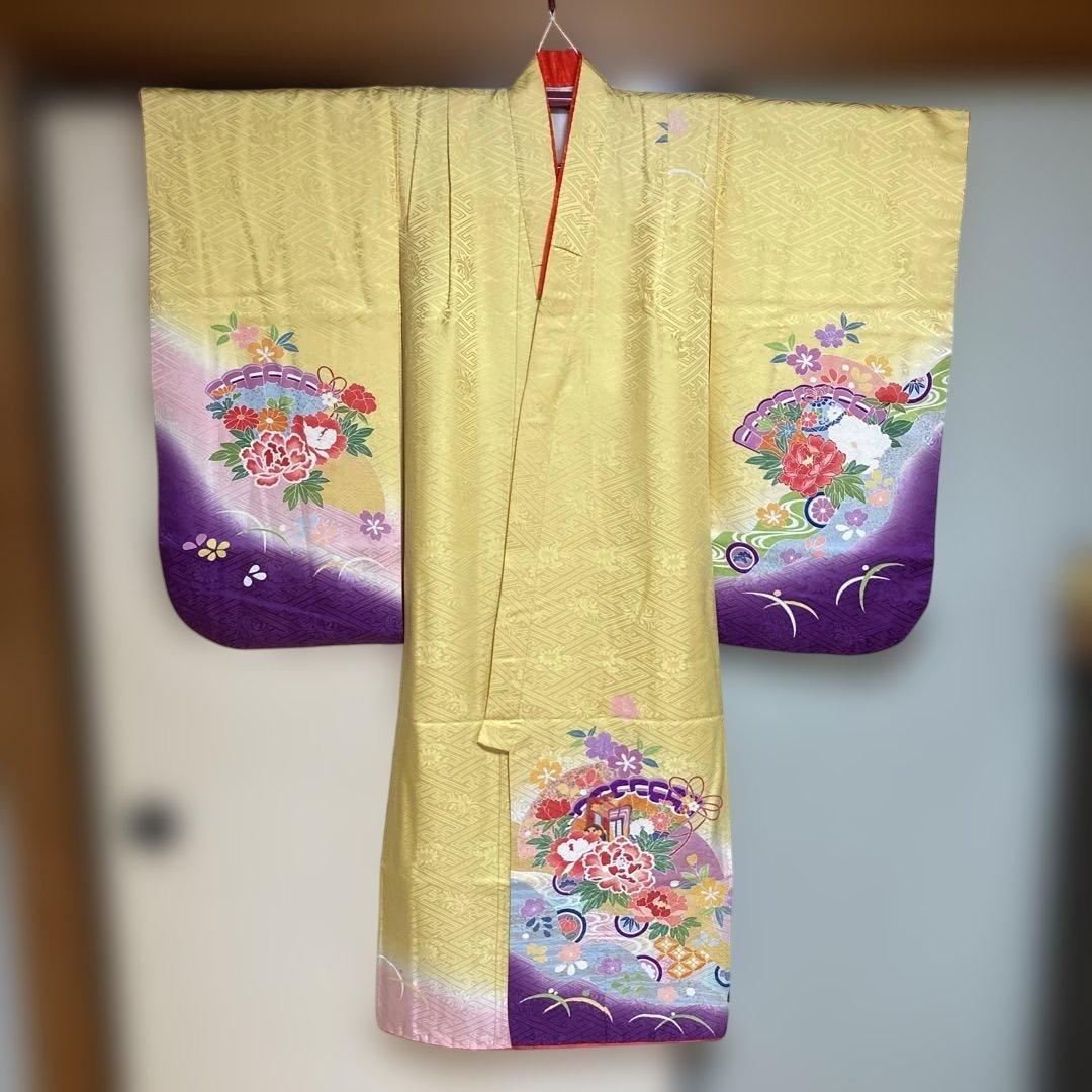 大幅お値下げ　美品　七五三　七才着物フルセット　正絹