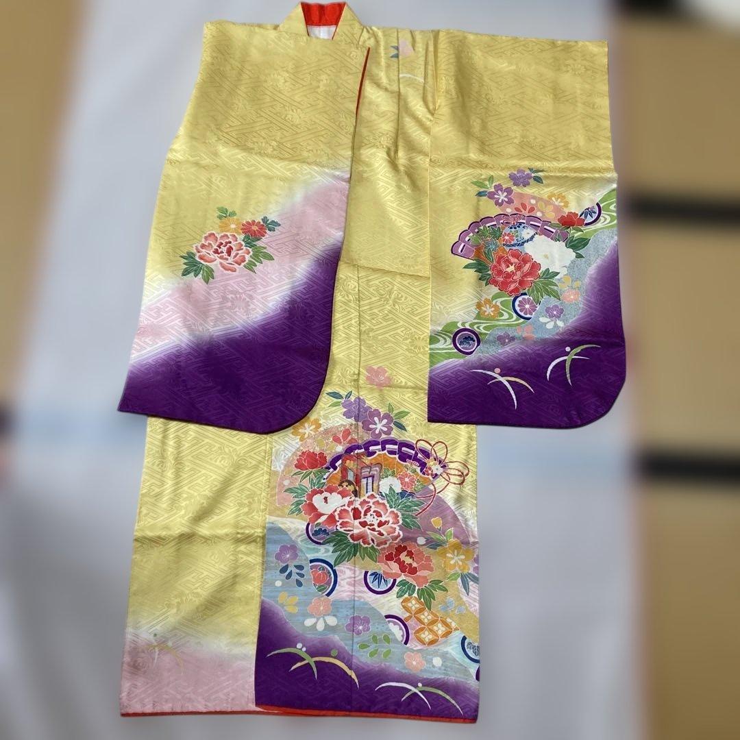 大幅お値下げ　美品　七五三　七才着物フルセット　正絹