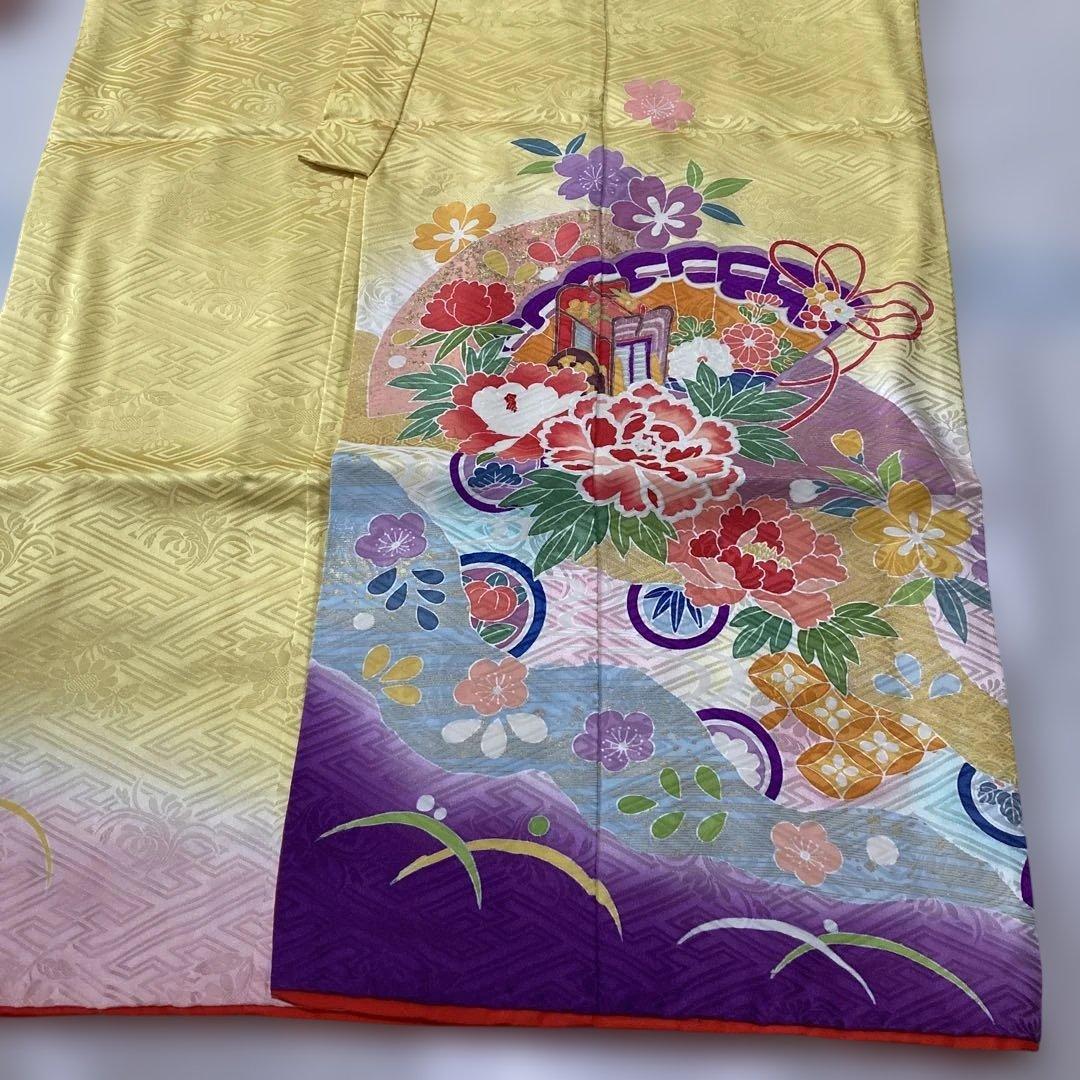 大幅お値下げ　美品　七五三　七才着物フルセット　正絹