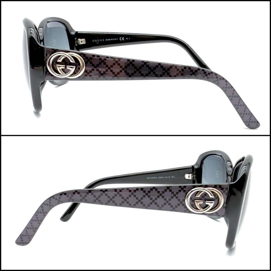 【美品】GUCCI グッチ　GGインターロッキング　バタフライ　サングラス