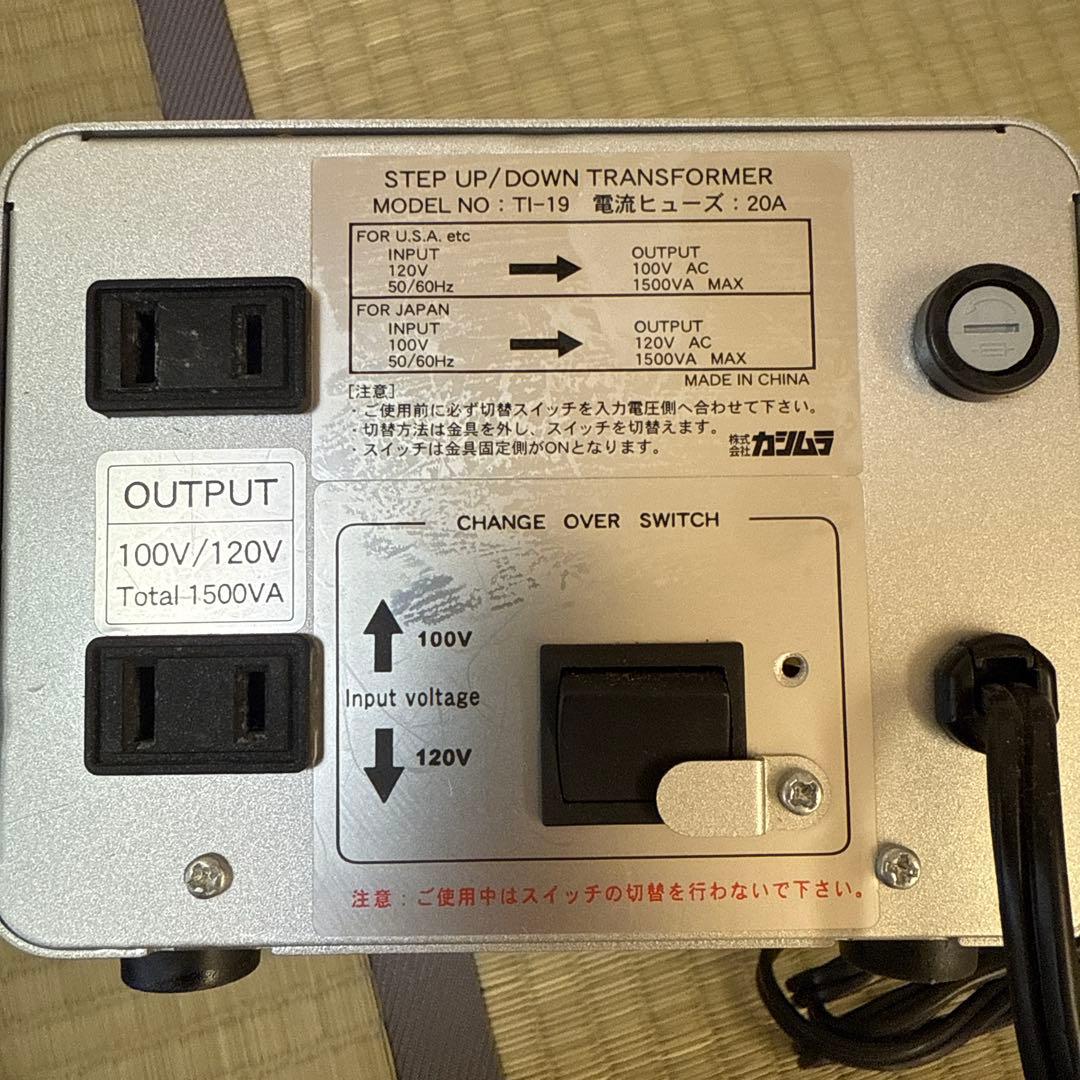 TI-19 変圧器 1500VA