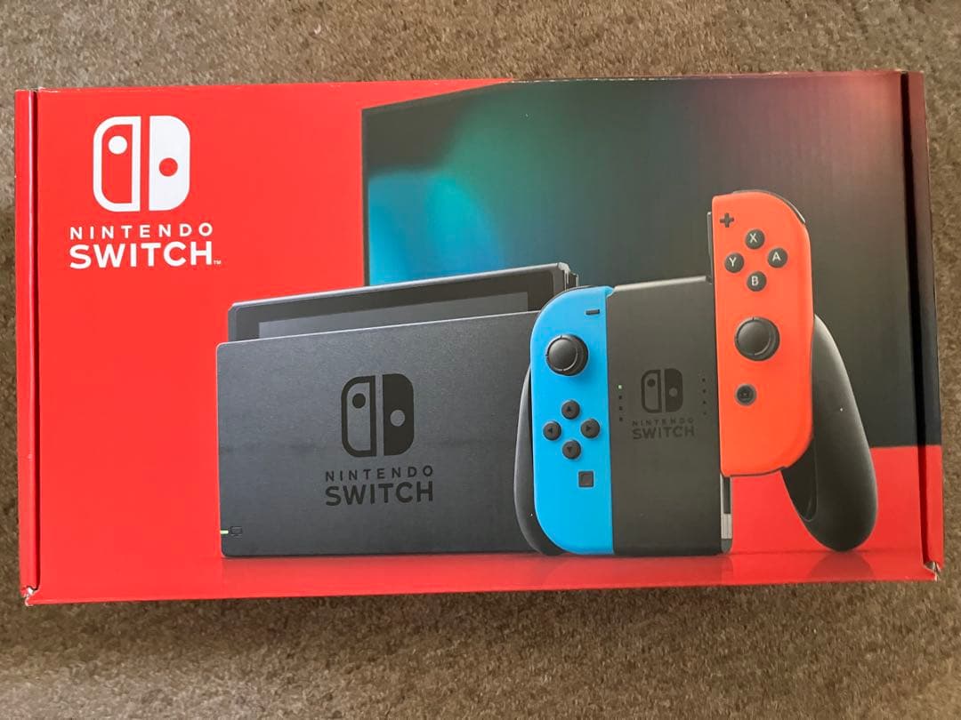 Nintendo Switch 新型(箱付き付属品全部) スプラ・ポケモン