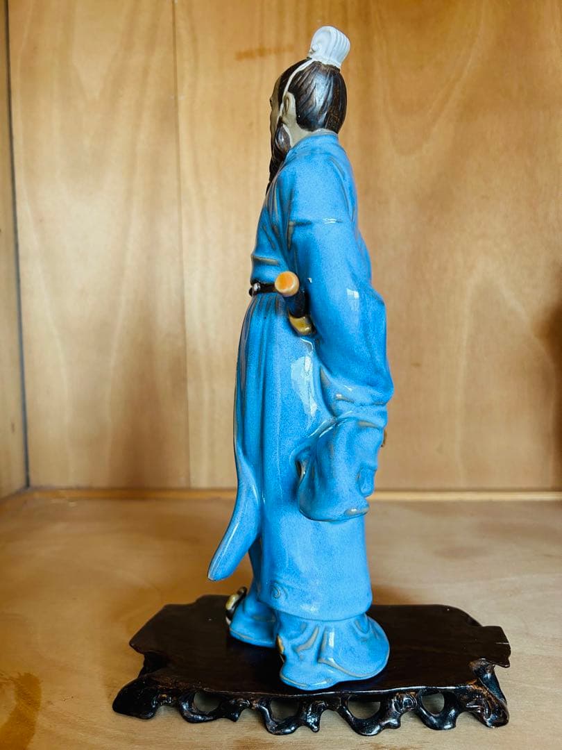 在庫処分‼️ 陶器 手工製作 高溫燒製 三国志人物 「曹操」