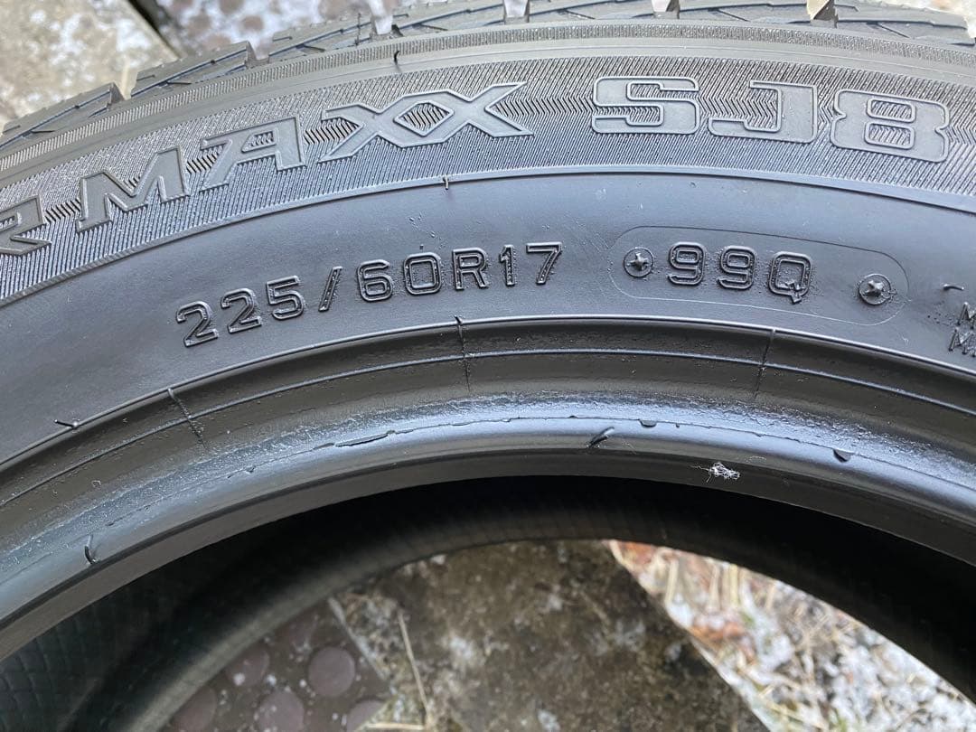 ①ヒロ！ダンロップ 225/60R17 ウインターマックスSJ8
