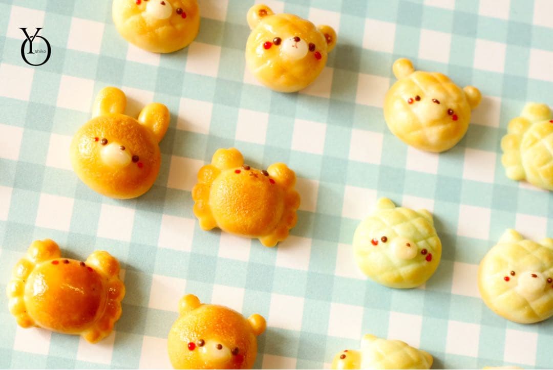 あみぐるみ くま フーディー ミニチュアパン かにぱん フード