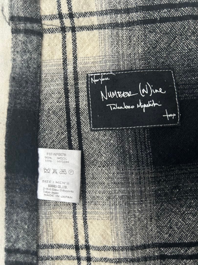Number (n)ine 07aw Check Skirt ナンバーナイン