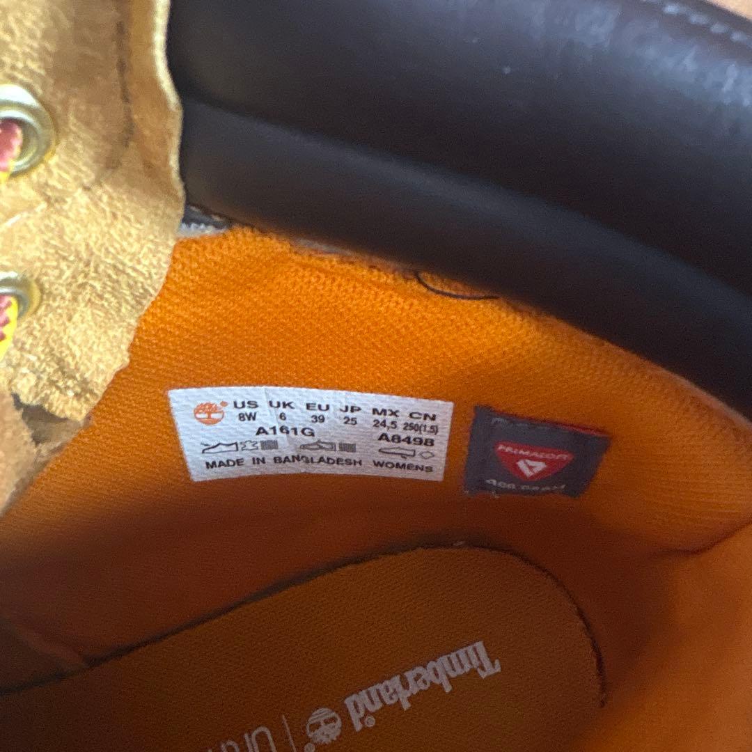 Timberland ティンバーランド WPイエローブーツ 25 6インチブーツ