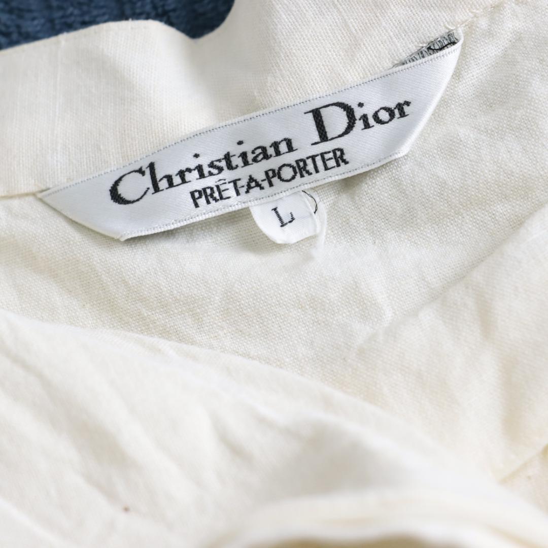 クリスチャンディオール　Christian Dior　リネン　キュロットスカート