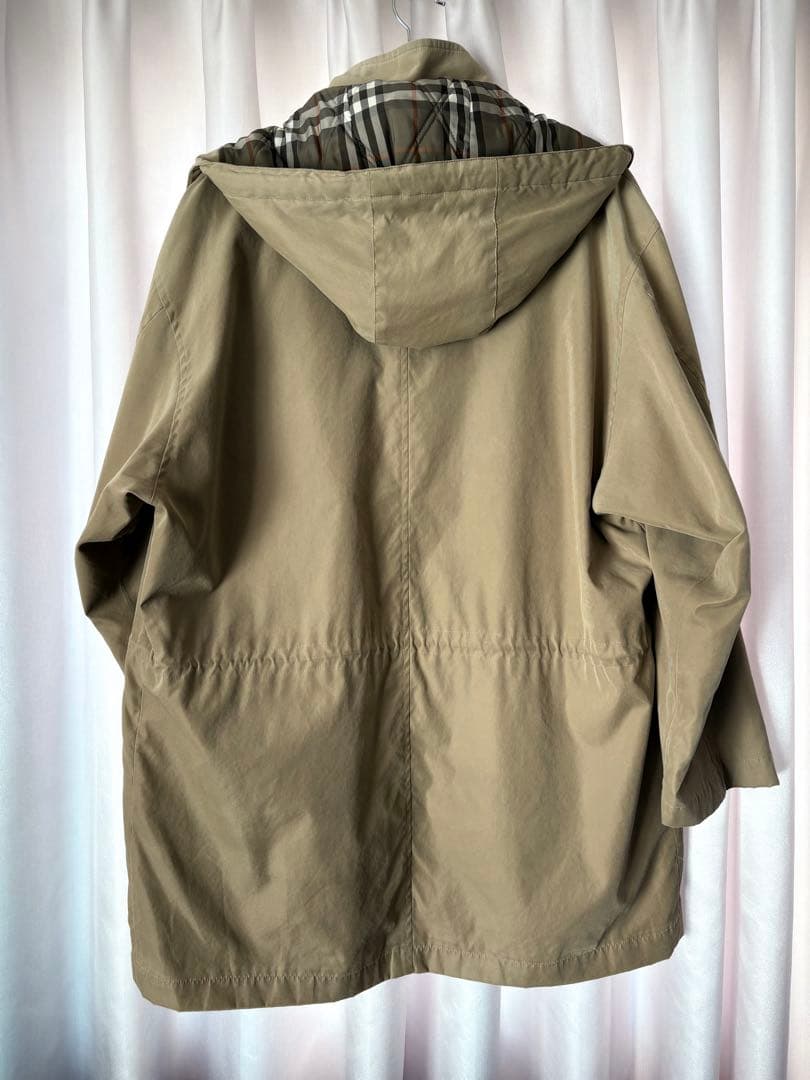 Burberry フード付き メンズモッズコート