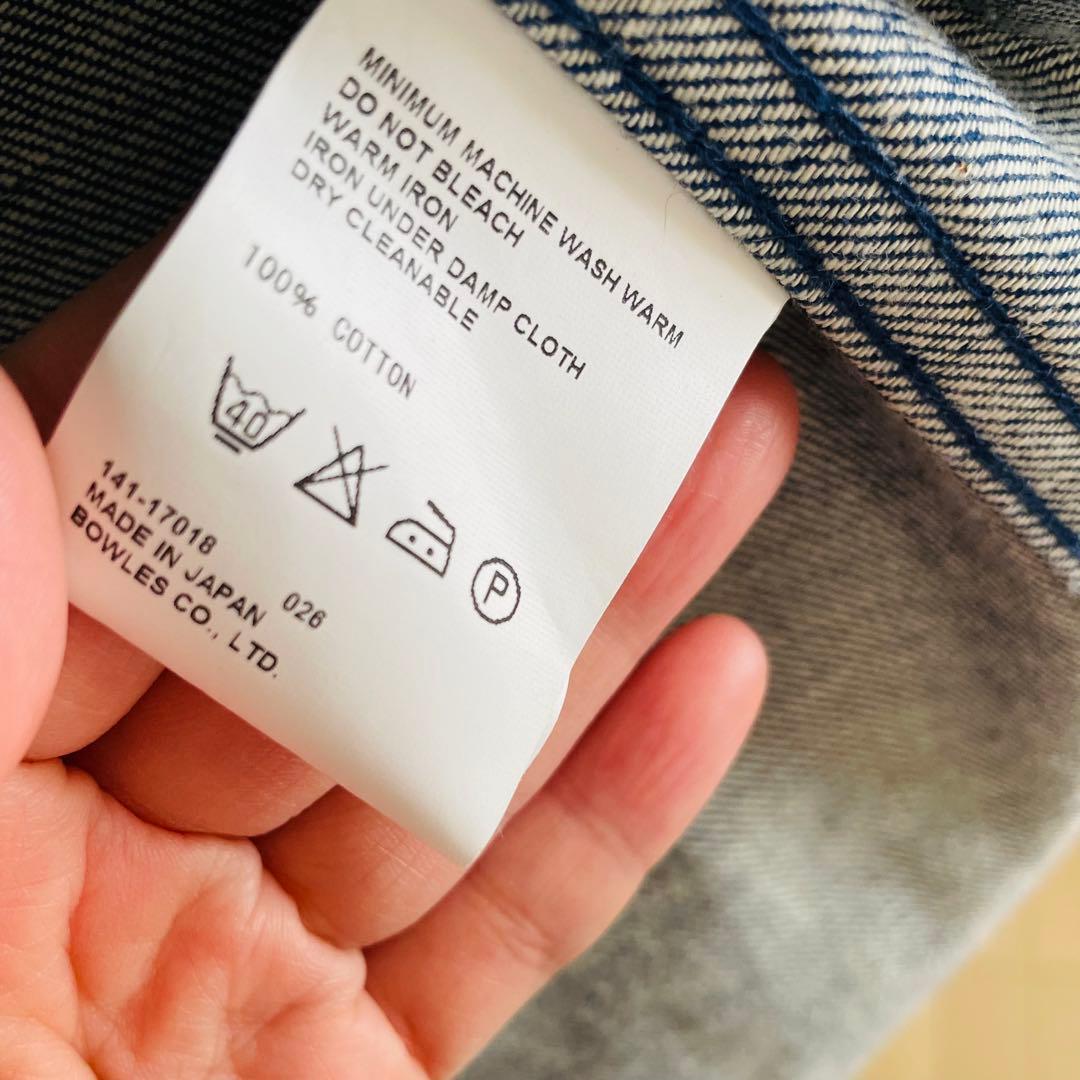 超美品　HYKE ハイク　デニム　ジャケット テーラード　チェスター　コート