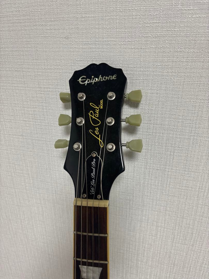 値下げしました‼️Epiphone Les Paul ブラックエレキギター