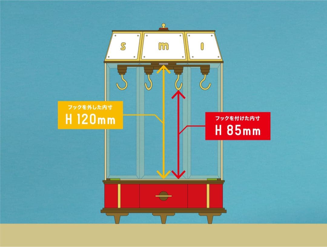 minimums ドールケース　収納ケース　ドールハウス