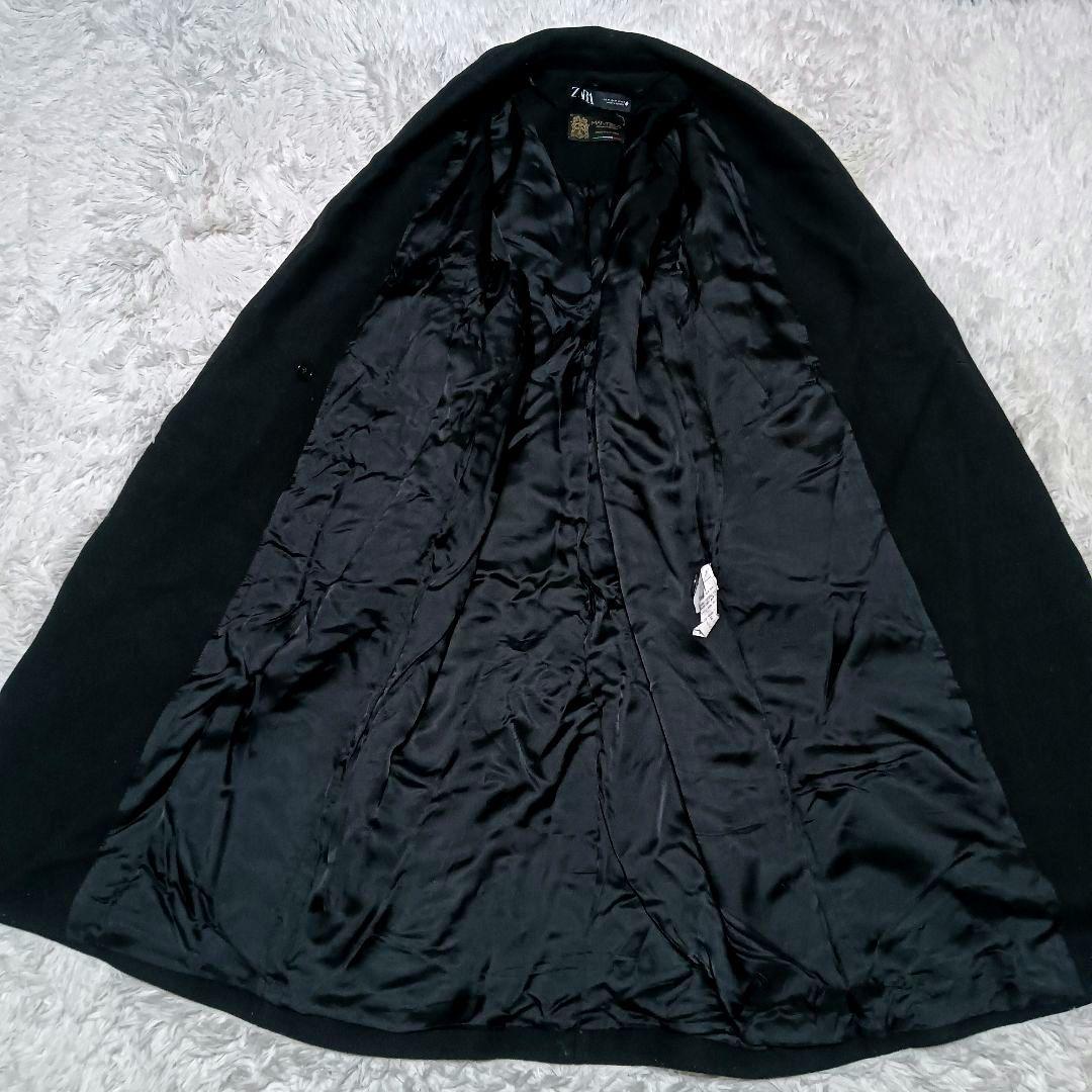ザラ マンテコ　ダブルチェスターコート 【美品】 オーバーサイズ M ブラック