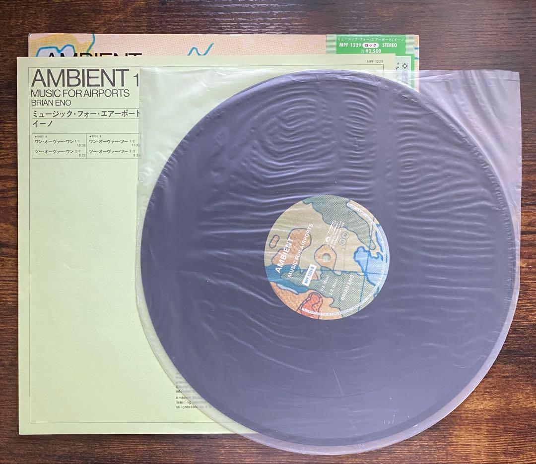 LPレコード　帯付き　Ambient 1 Music For Airport