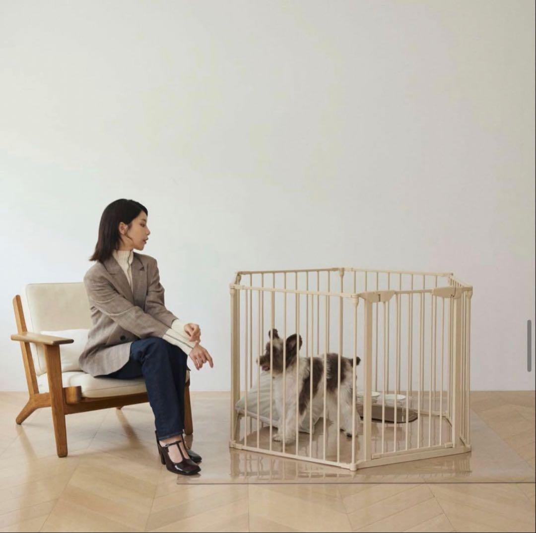 未使用☆city dog シティドッグ　シンプルモダンケージ　クリーム（新色）