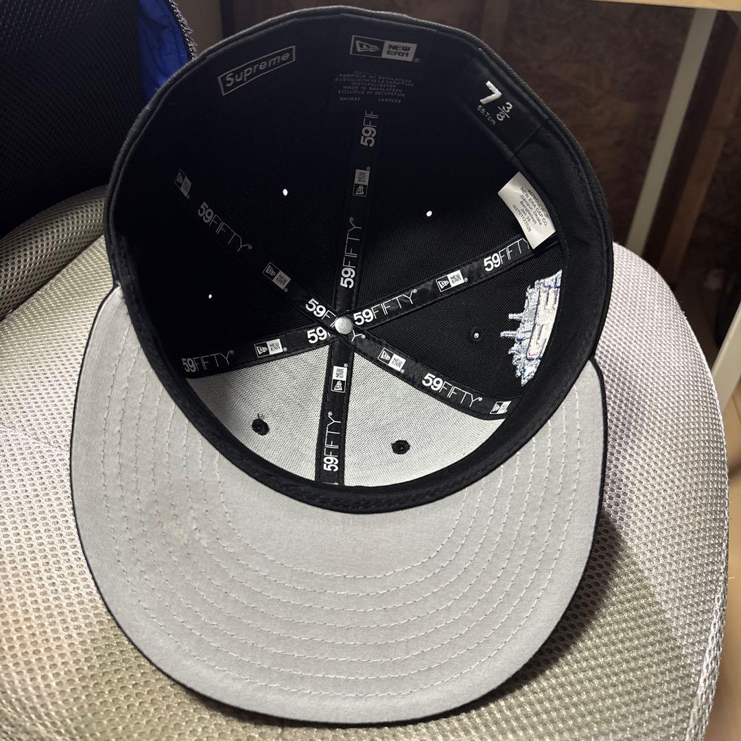 7-3/8 Supreme Shop Box Logo New Era ブラック