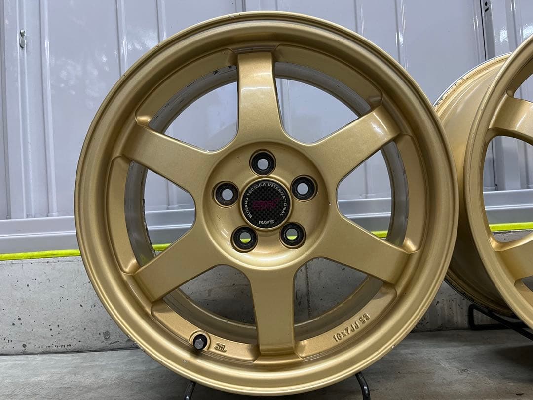 SUBARU STi 7J-16インチ 5-100 +53 4本セット