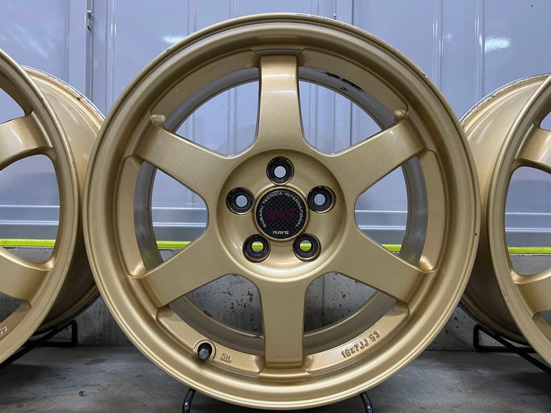 SUBARU STi 7J-16インチ 5-100 +53 4本セット