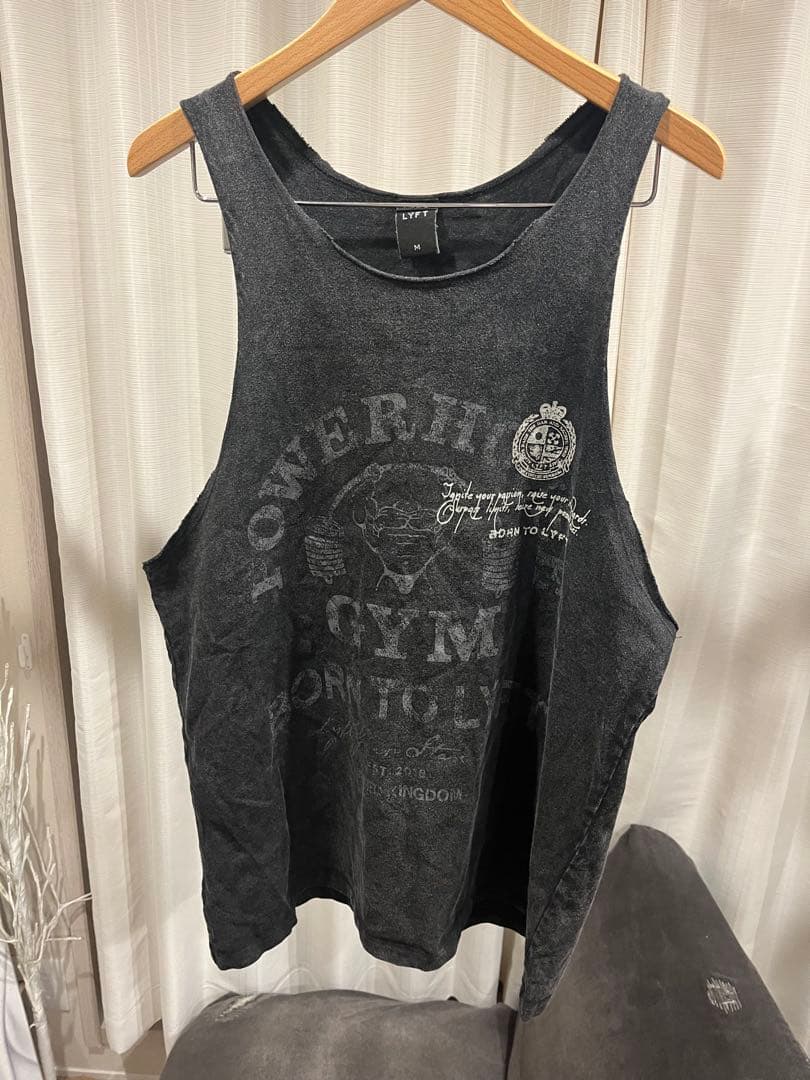 LÝFT × POWER HOUSE GYM VINTAGE TANKTOP
