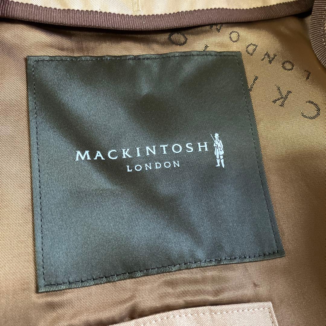 現行品 Macintosh London クラシック トレンチコート 総柄裏地
