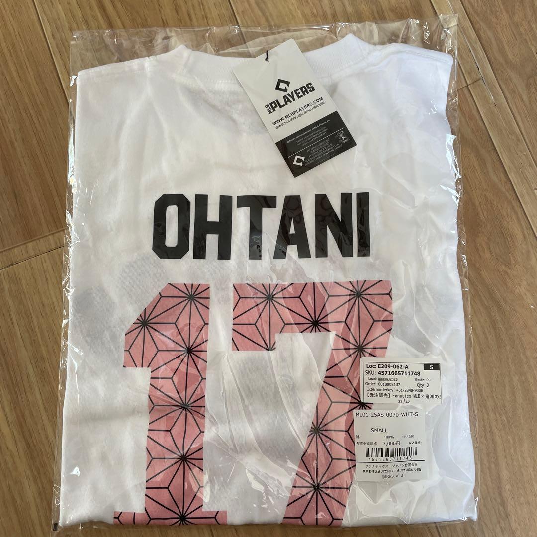 MLB×鬼滅の刃 コラボ 大谷翔平 Tシャツ ドジャースユニフォーム