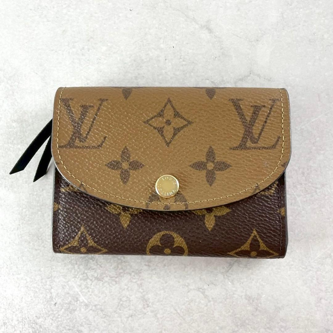 ✨極美品✨ ルイヴィトン モノグラムリバース ポルトモネロザリ コンパクト財布