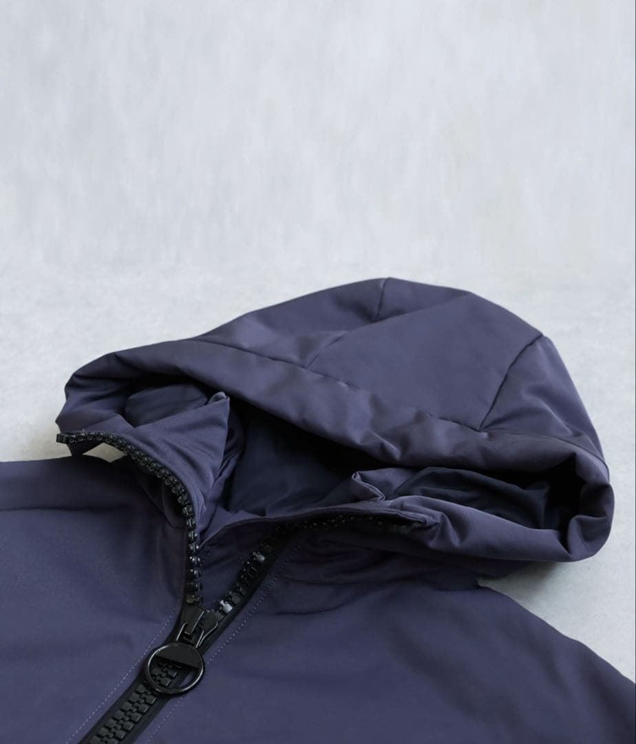 antiqua アンティカ ビックジッパーコート 新品　ダークパープル