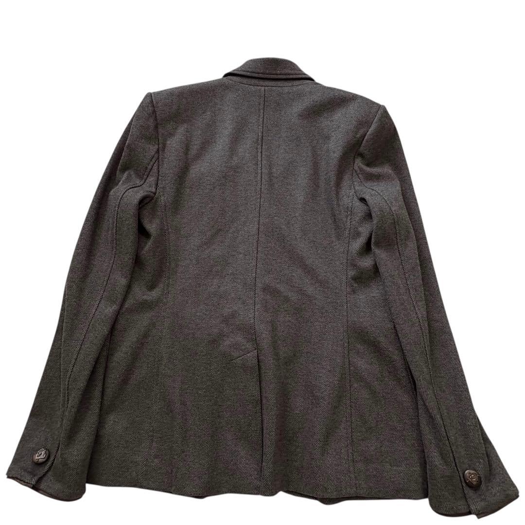 現行品☆ラルフローレン☆ヘリンボーン ジャカードニット ブレザー ジャケットL