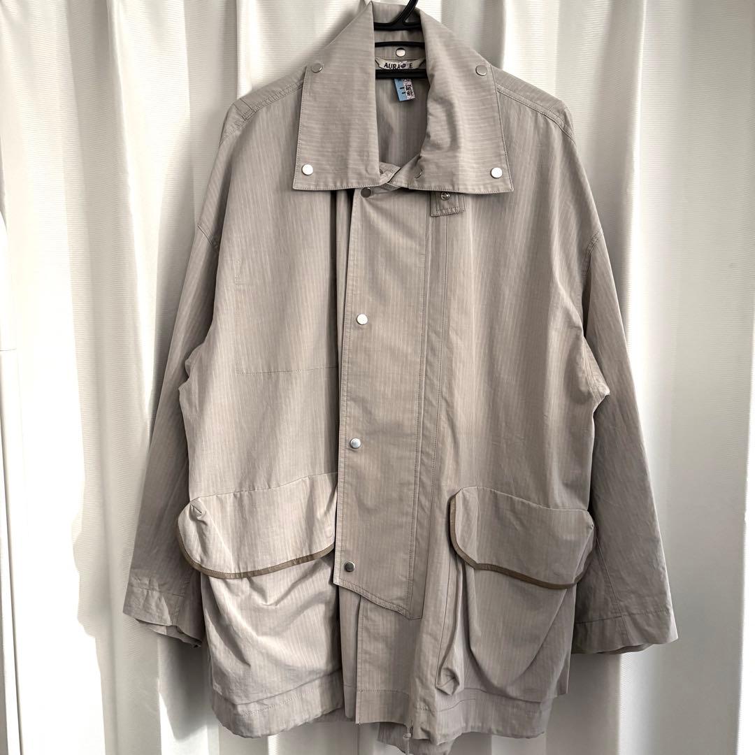 ジャケット・アウター akiAURALEE CHAMBRAY BIG FIELD BLOUSON