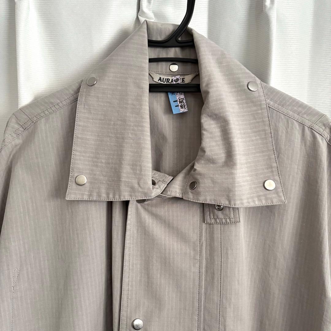ジャケット・アウター akiAURALEE CHAMBRAY BIG FIELD BLOUSON