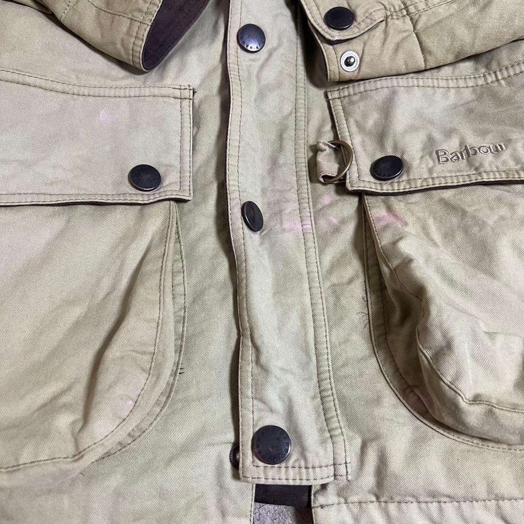 Barbour/T255 FOUNTAINE BLEU JKT/S/カーキ