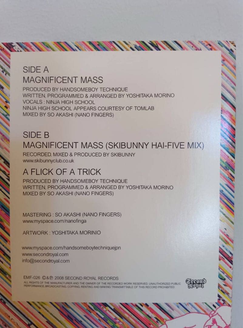 邦楽 HANDSOMEBOY TECHNIQUE / Magnificent Mass