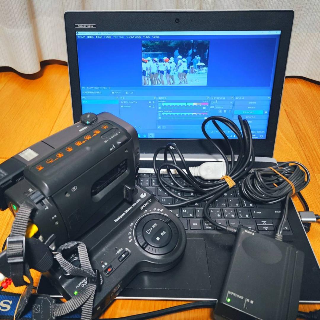 【動作確認済】高画質 SONY Hi8 ビデオカメラ クレードル セット