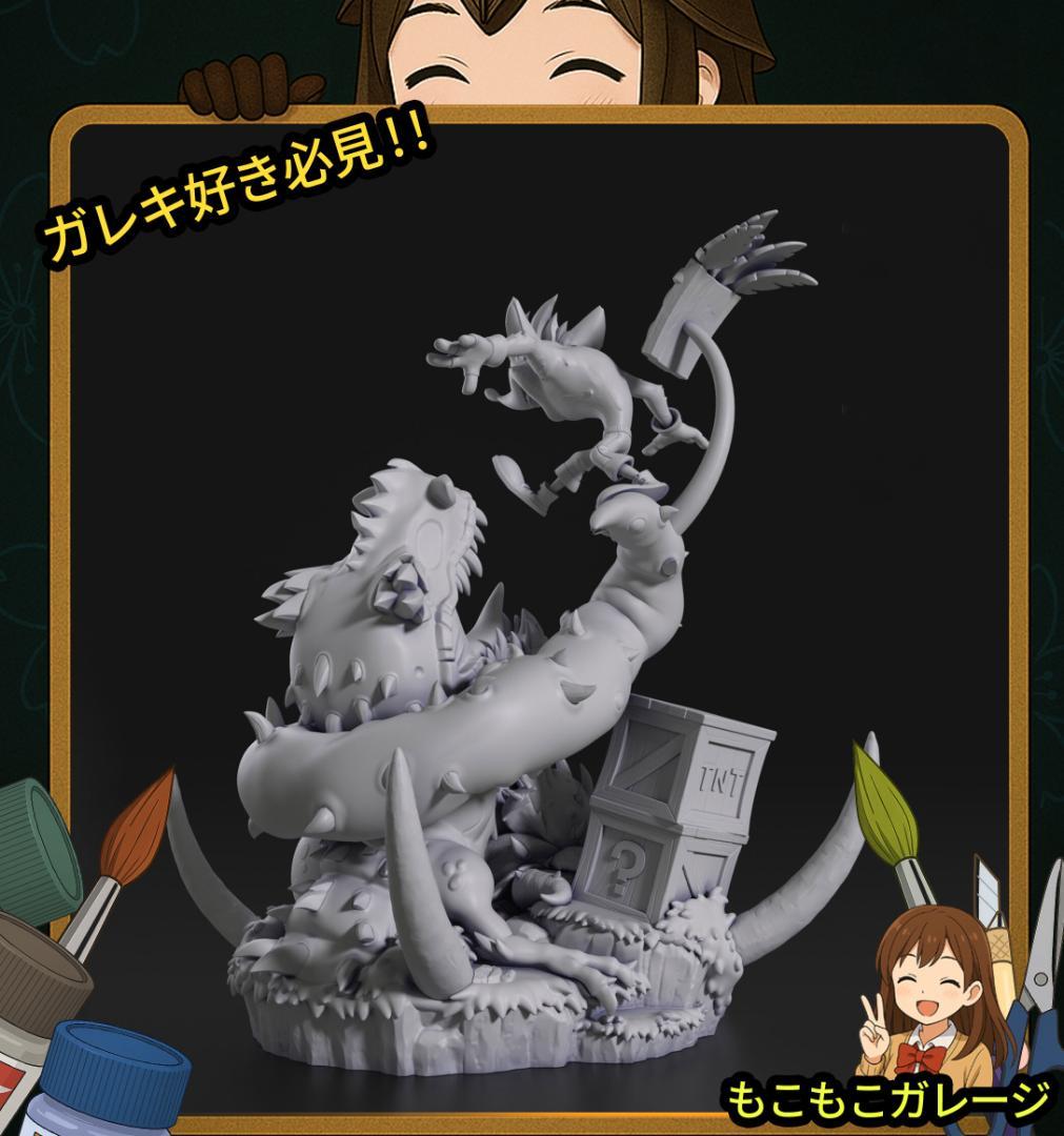 クラッシュバンディクー 1/10 ガレージキット 未塗装 未組立 フィギュア