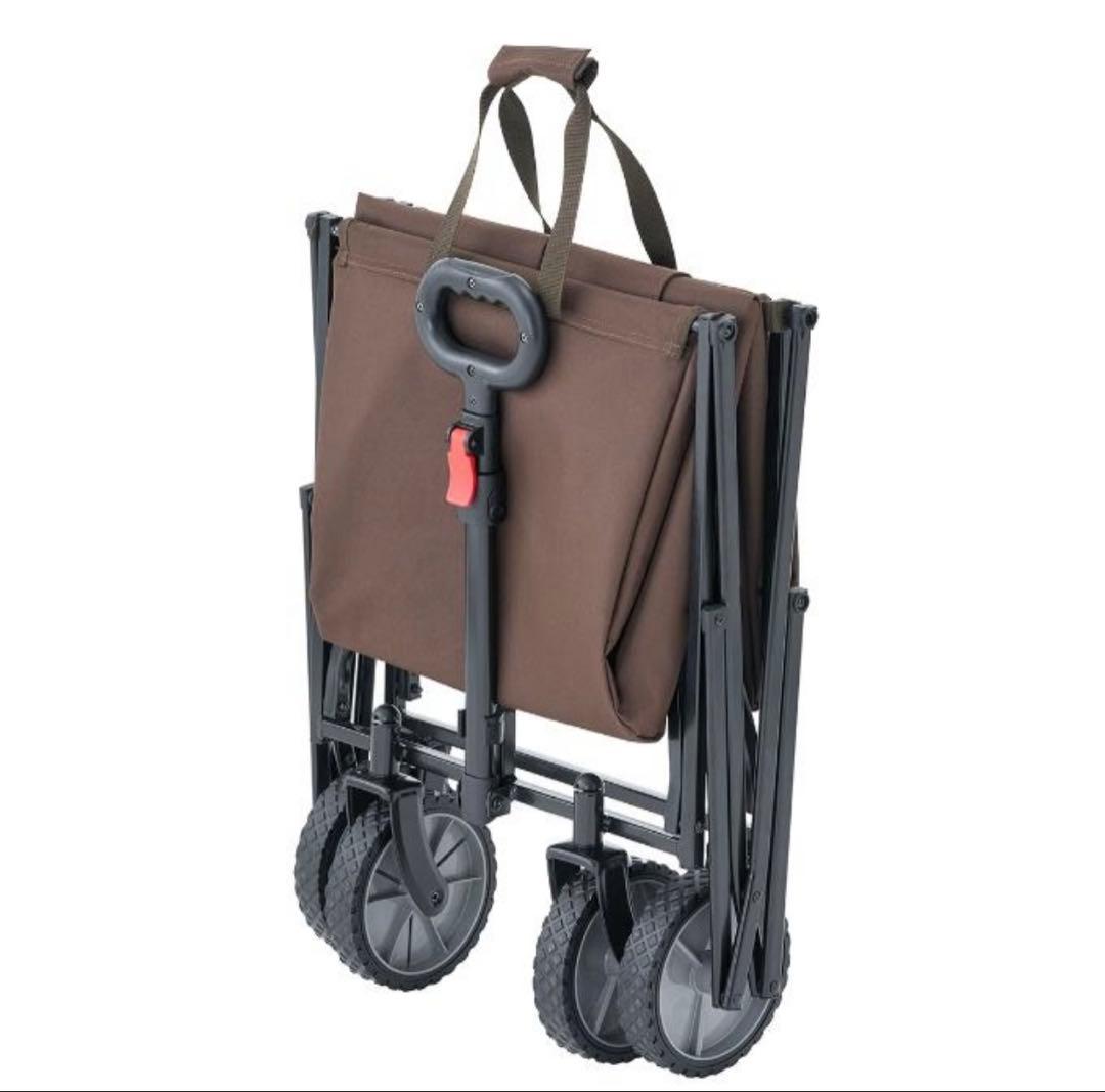 ロゴス キャリーカート 120L ブラウン