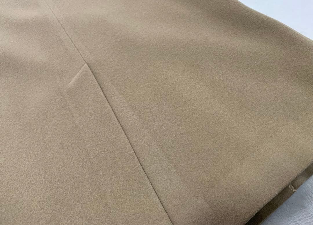 【定価9万】Theory luxe ウール ノーカラーコート ベージュ（M）