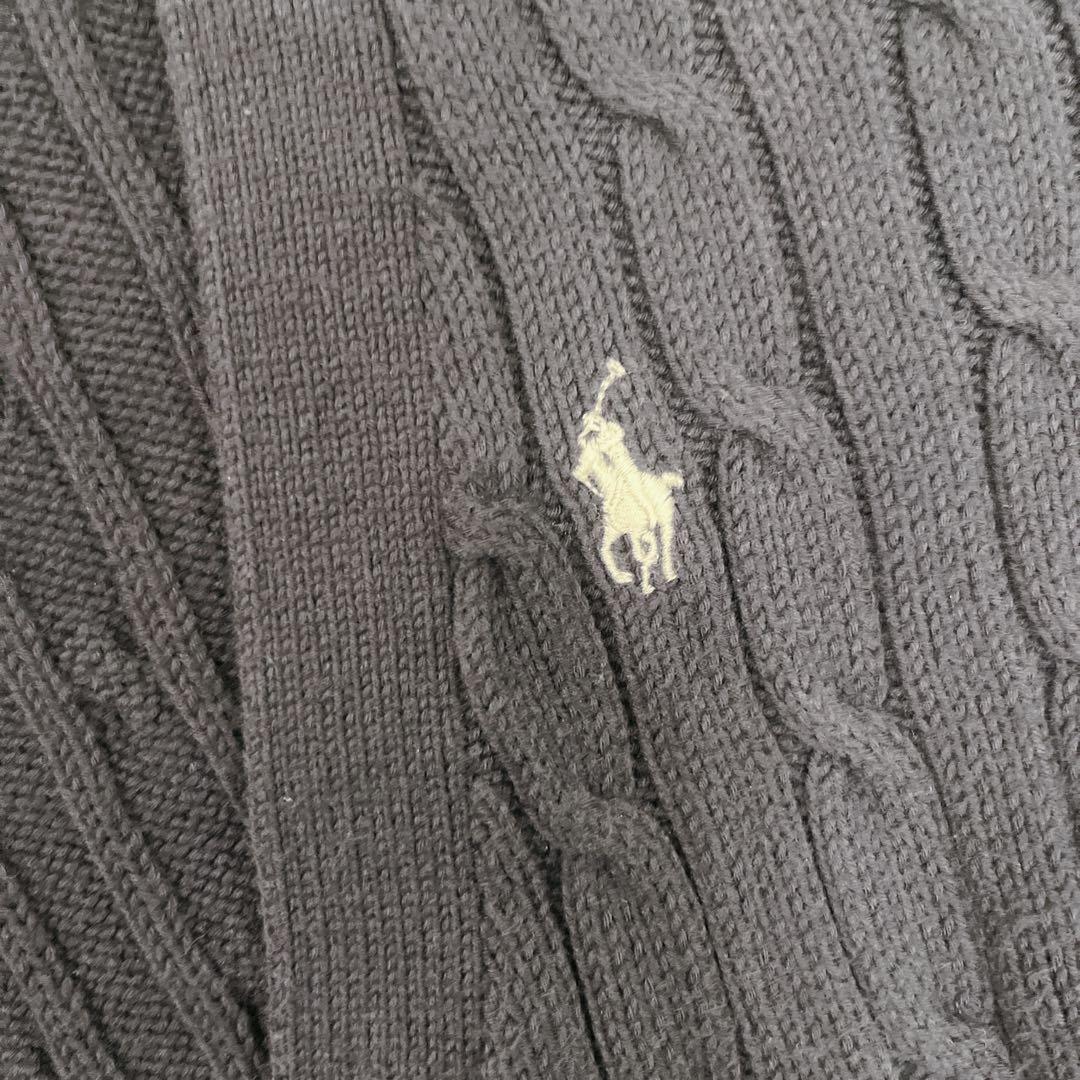 Polo Ralph Lauren ネイビー Vネックカーディガン M