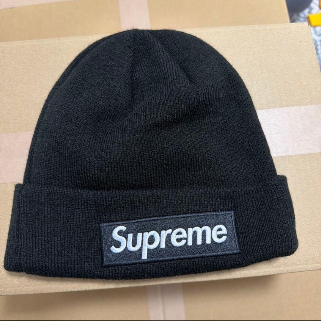 帽子 Supreme New Era Box Logo Beanie \"Black\"