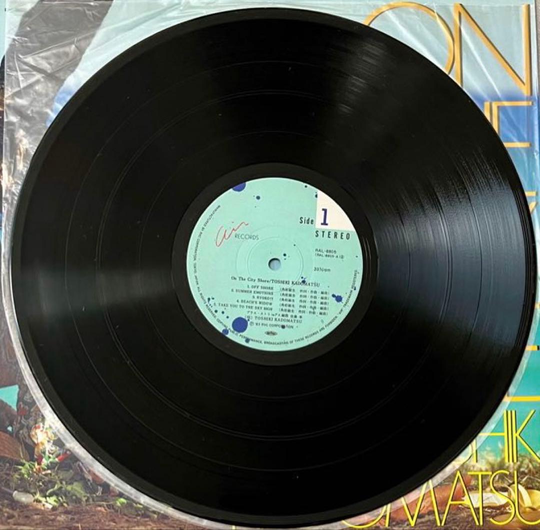 角松敏生 ON THE CITY SHORE レコード LP アナログ盤
