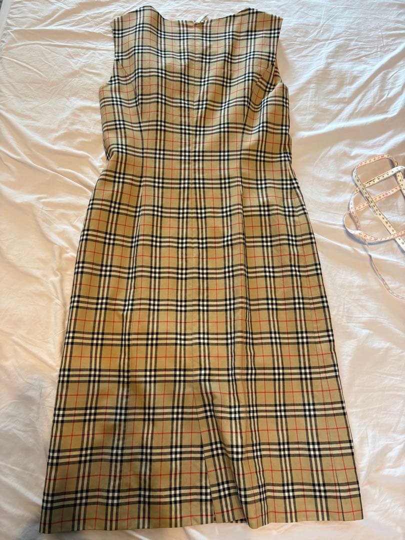 合馬公式様　Burberry's チェック柄 ノースリーブ ワンピース 40