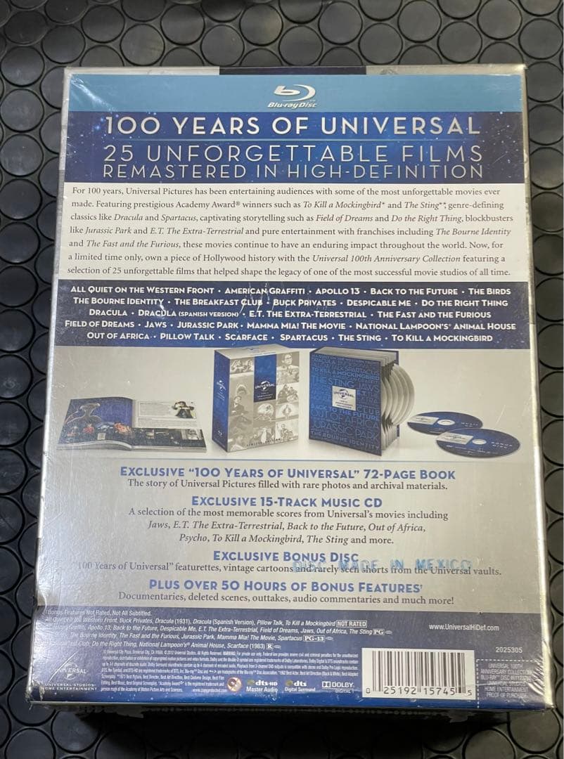 洋画・外国映画 Universal 100th Anniversary Collection