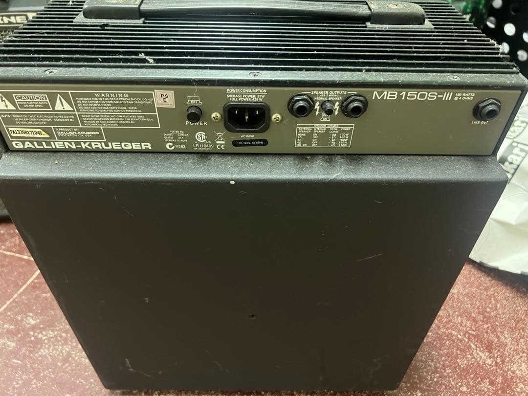 GALLIEN-KRUEGER MB150S-III ベース用アンプ