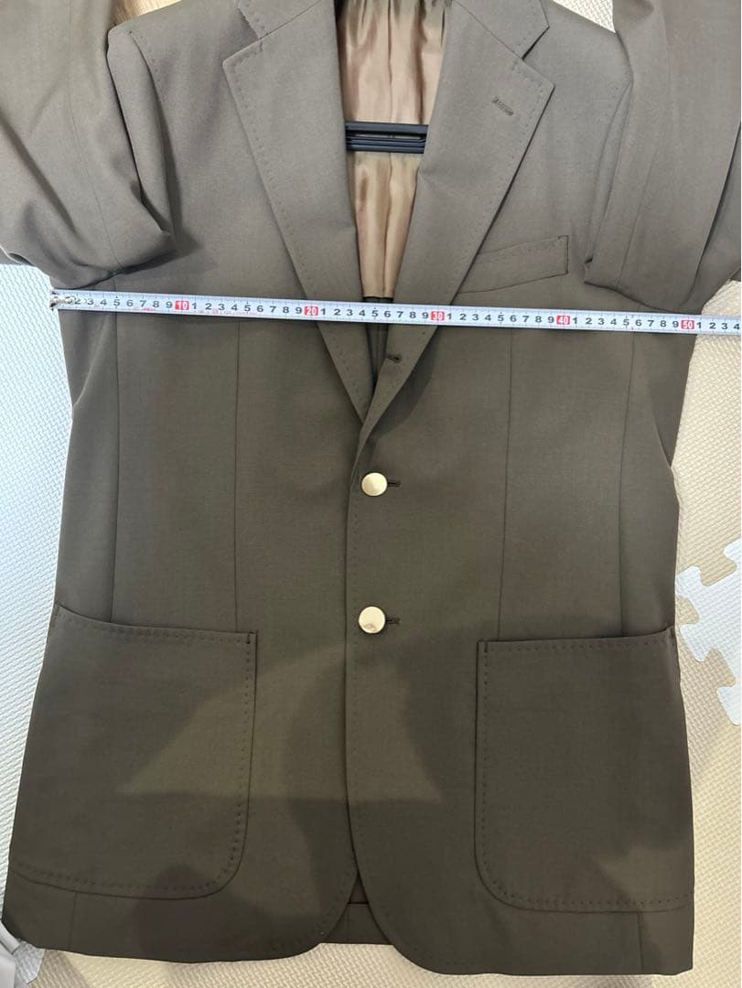 ヒルトン　Hilton ジャケット　スーツ　ブラウン　LL