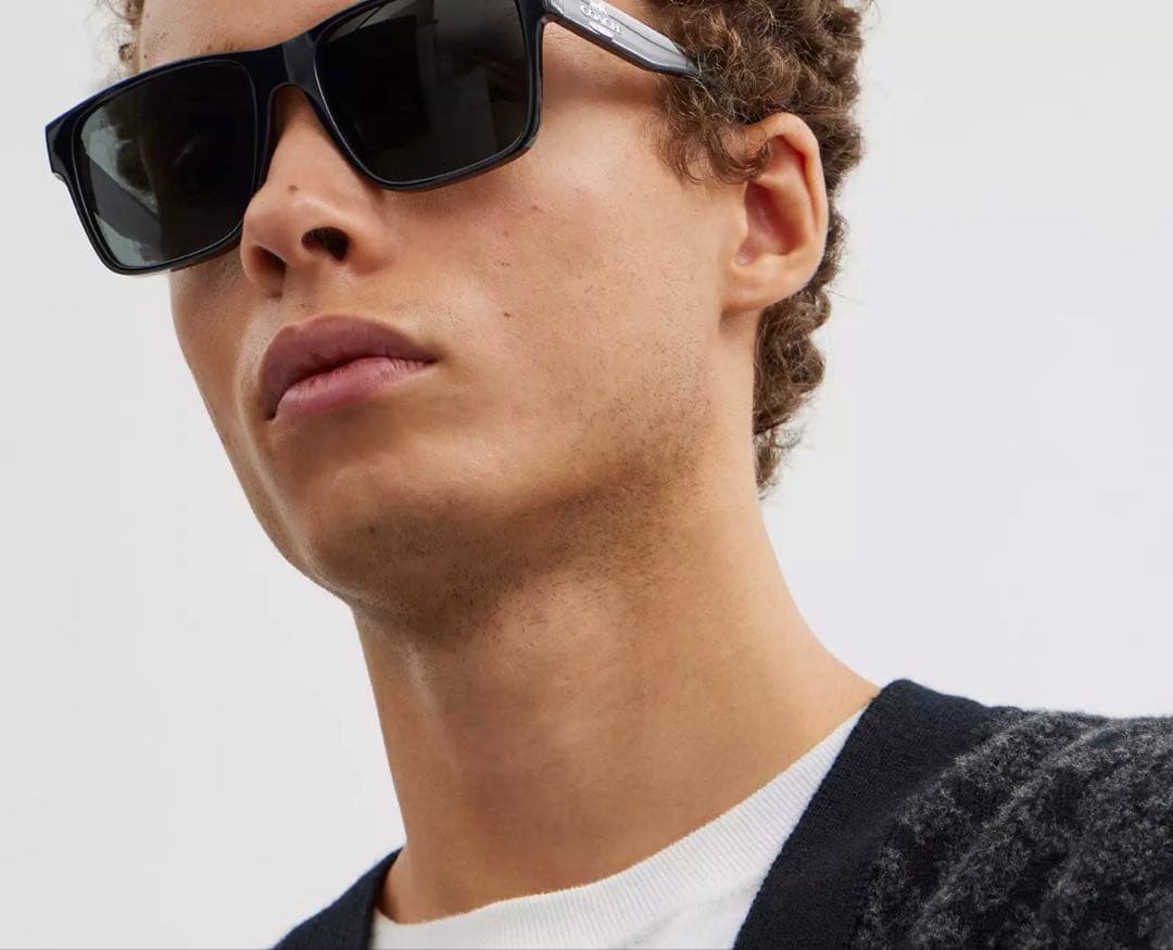 COACH ブラック スクエアサングラス ケース付き