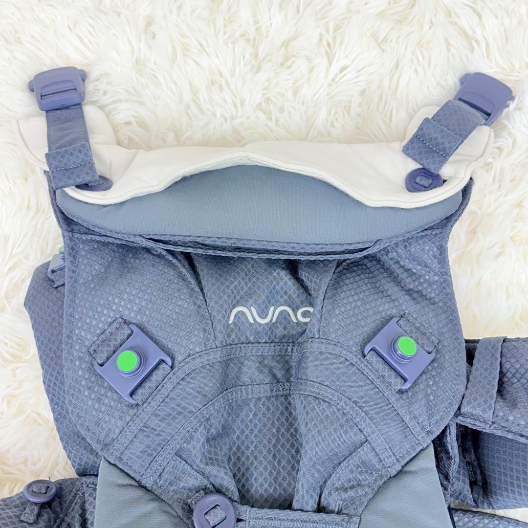 極美品 Nuna 抱っこ紐 cudl clik グレー メッシュ ベビー用品