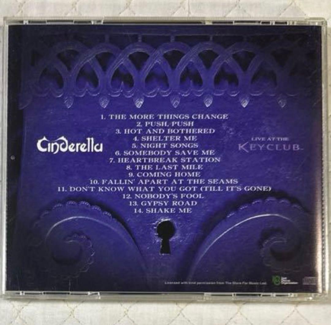 国内盤！Cinderella / シンデレラ / ライヴ・アット・ザ・キークラブ