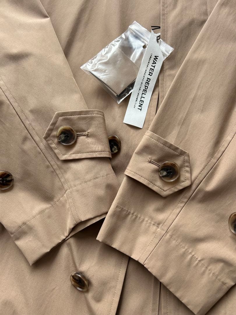 新品⭐︎BY ステンカラーロングコート -撥水加工-定価24,200
